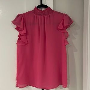 1. STATE Women’s Hot Pink Flutter Sleeve Tank Blouse Size XS
